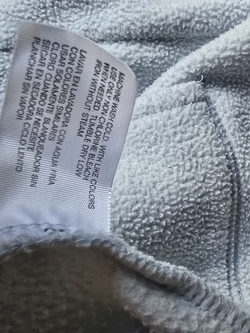 Arizona Jean Company Light Blue Teddy Zip-Up Hoodie - Picture 4 of 7